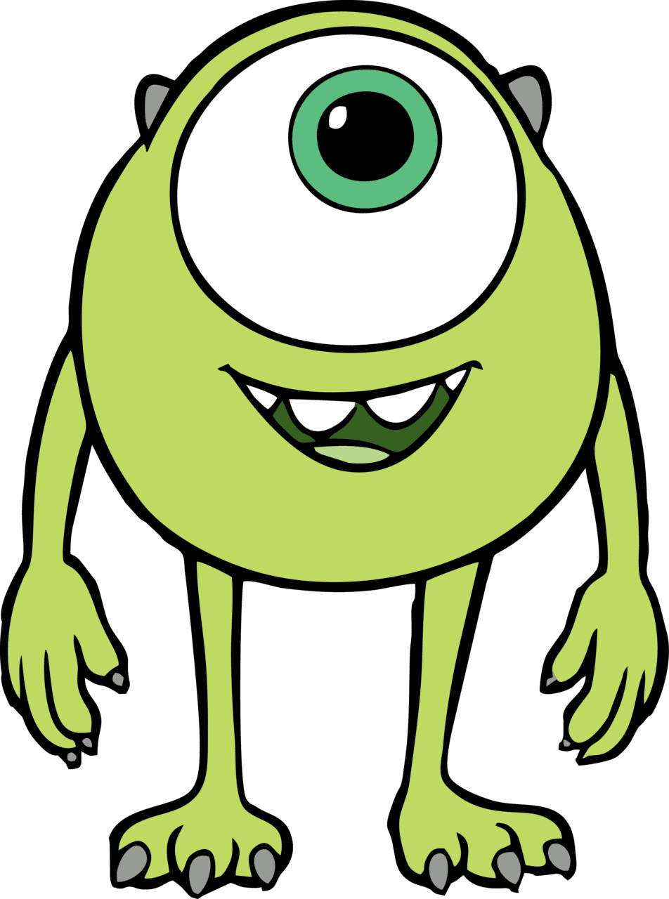 Monster inc clipart logo