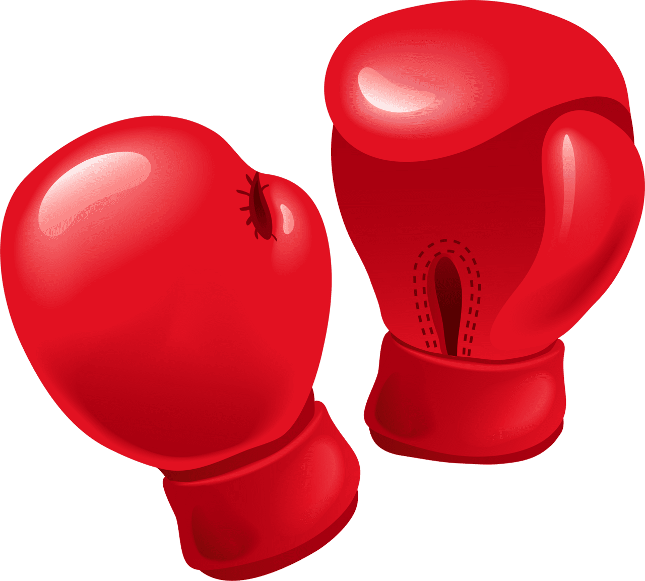 Red boxing gloves image size clipart