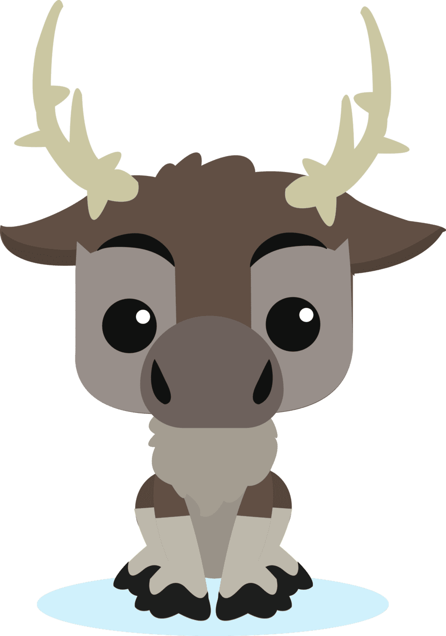 Moose pin page clipart image 3