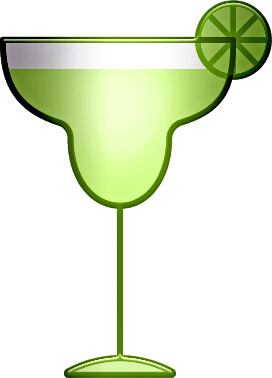 Margarita cocktail drink image clipart