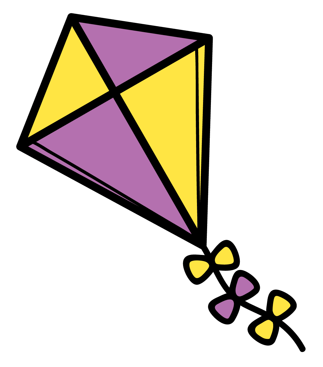 Kite pin page clipart background