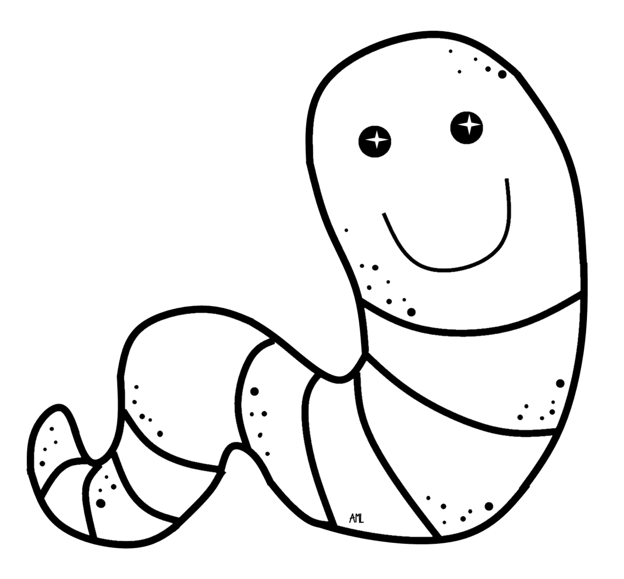 Caterpillar pin page clipart photo