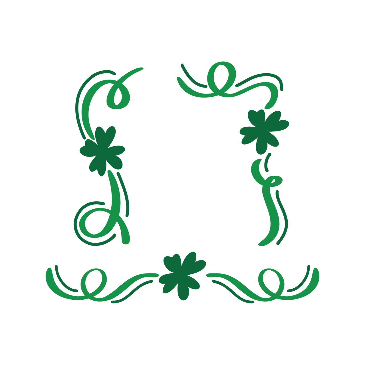 Clover pin page clipart logo 3