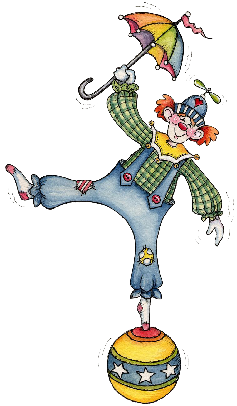 Clown forgetmenot clipart background