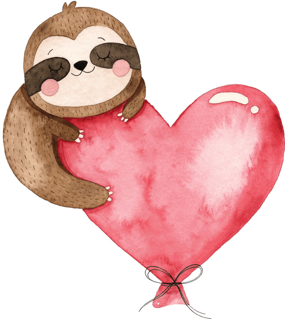 Sloth page clipart transparent