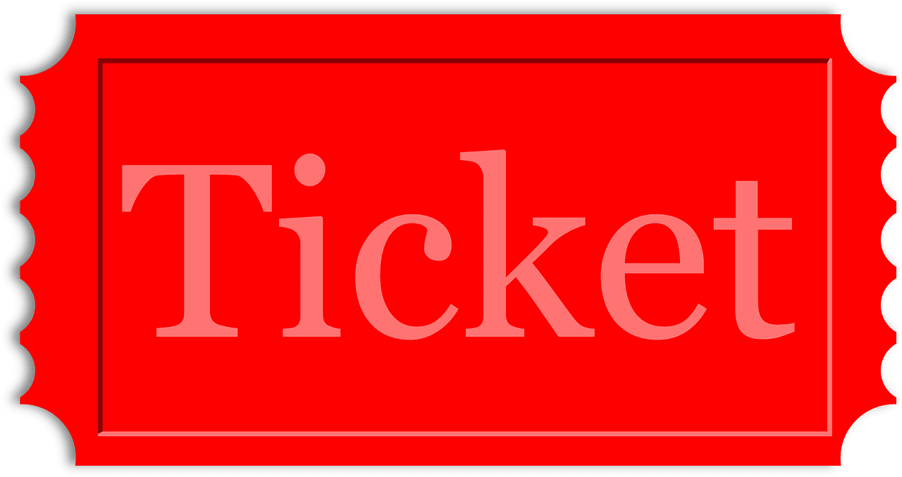 Ticket vector art graphics clipart