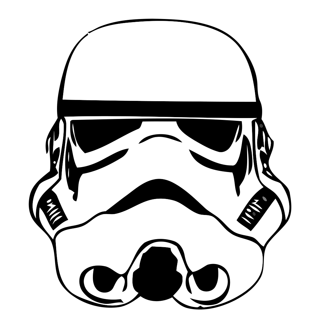 Star wars pin page clipart vector