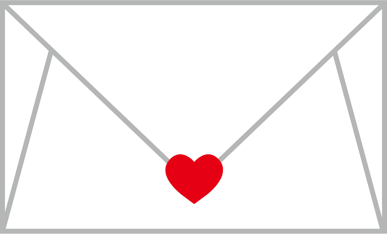 Love letter vector clipart images