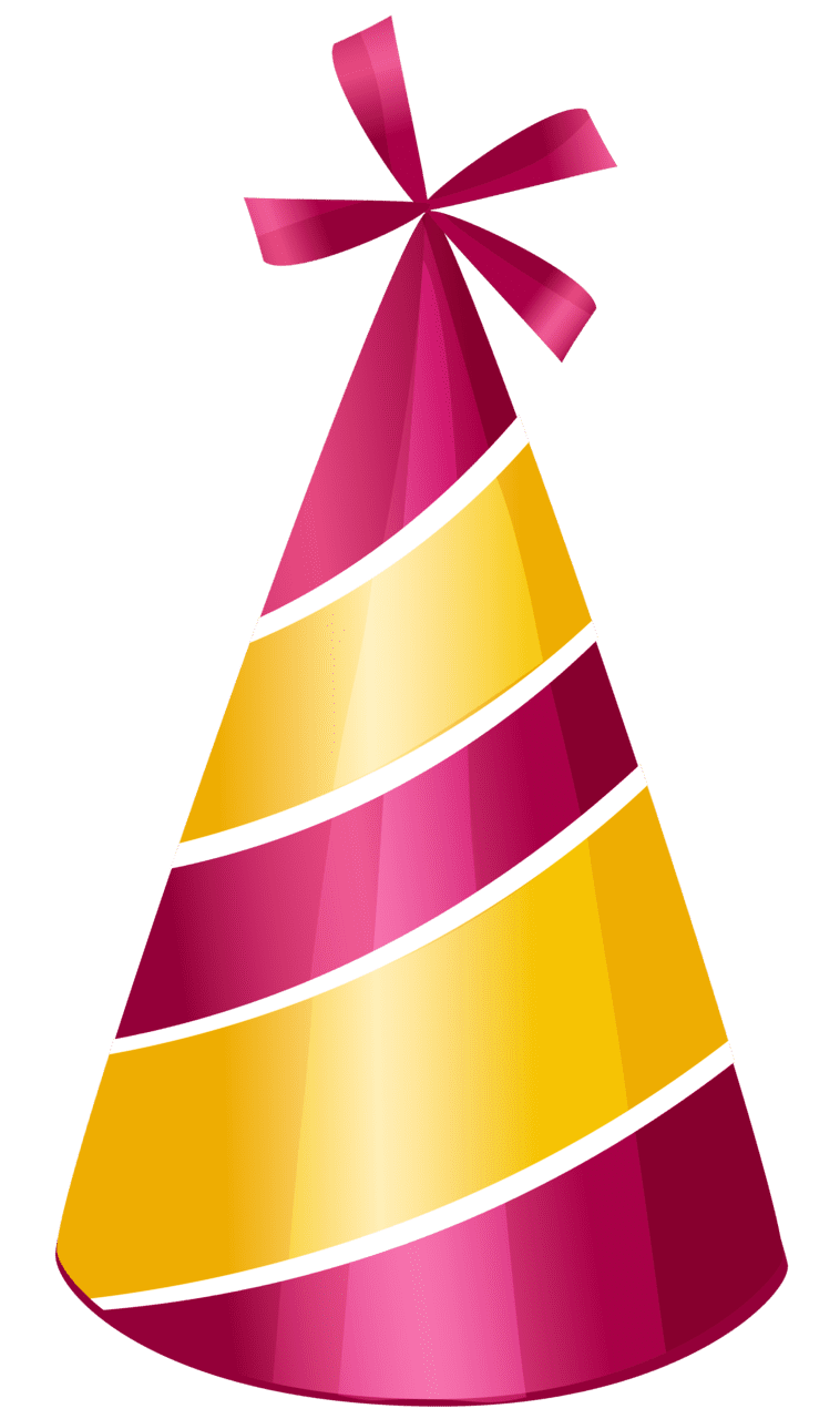 Party hat stories format happy birthday background clipart