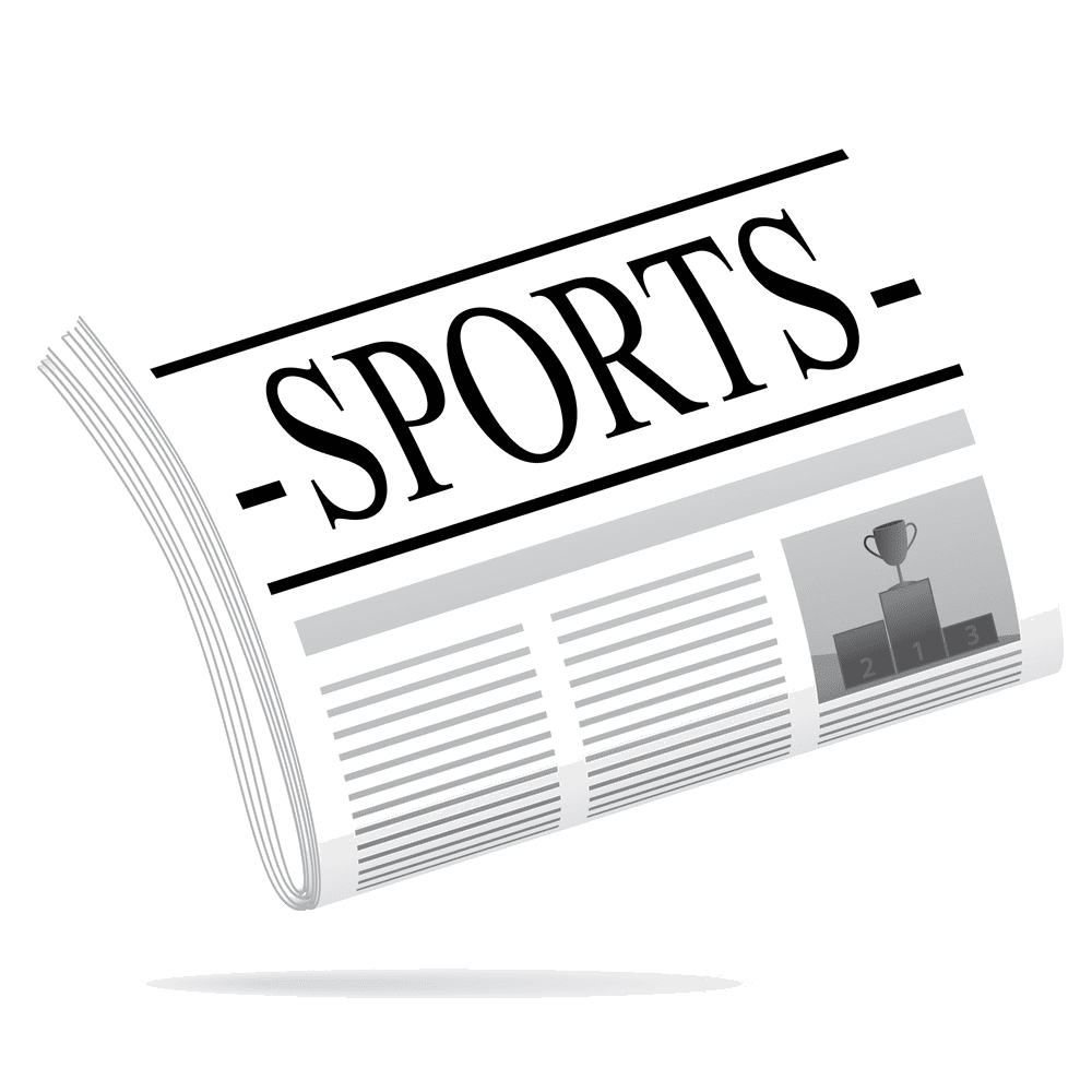 Newspaper sport clipart image