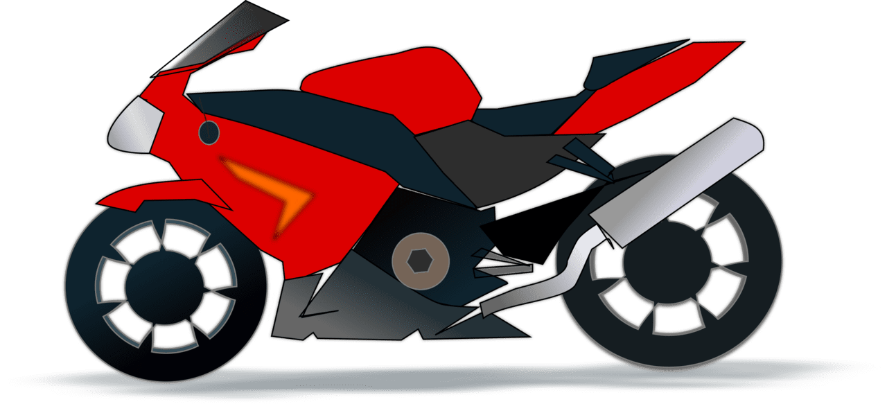 Motorcycle bike clipart image