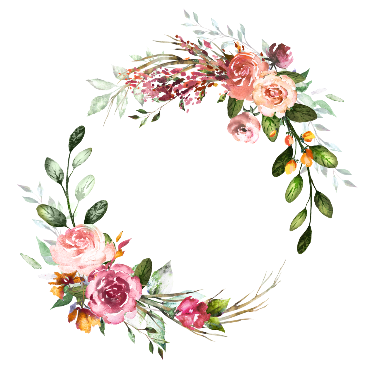 Wreath pin page clipart photo