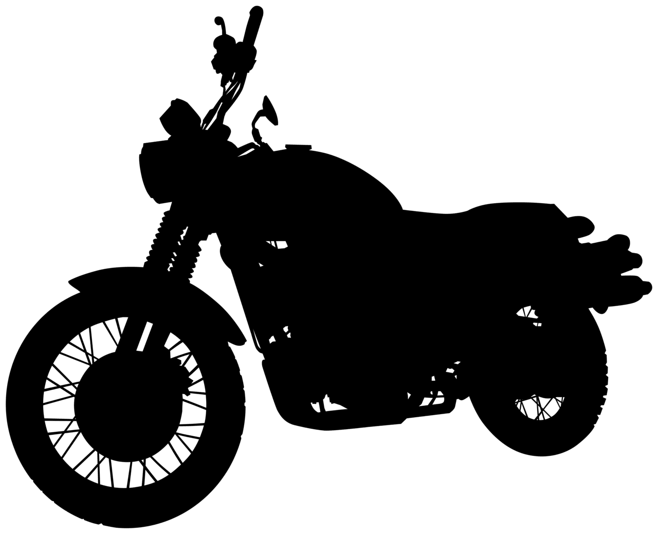 Motorcycle silhouette clipart background