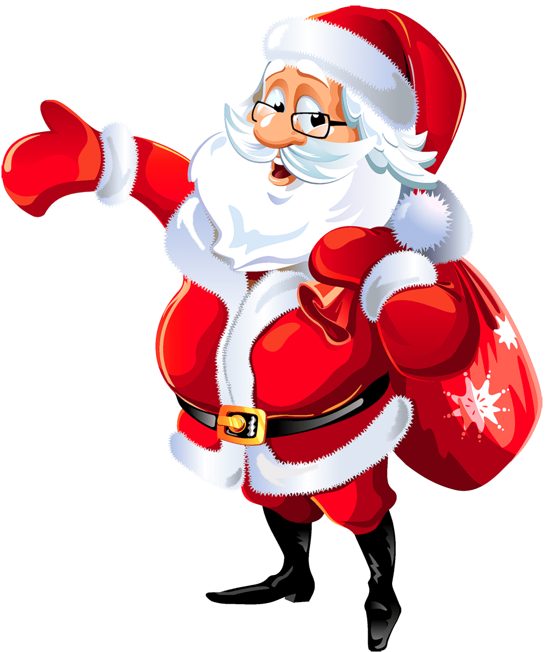 Mr santa claus clipart background