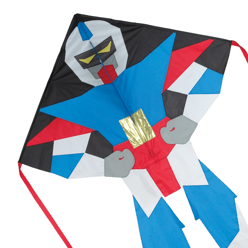 Large easy flyer kite super bot premier designs clipart logo