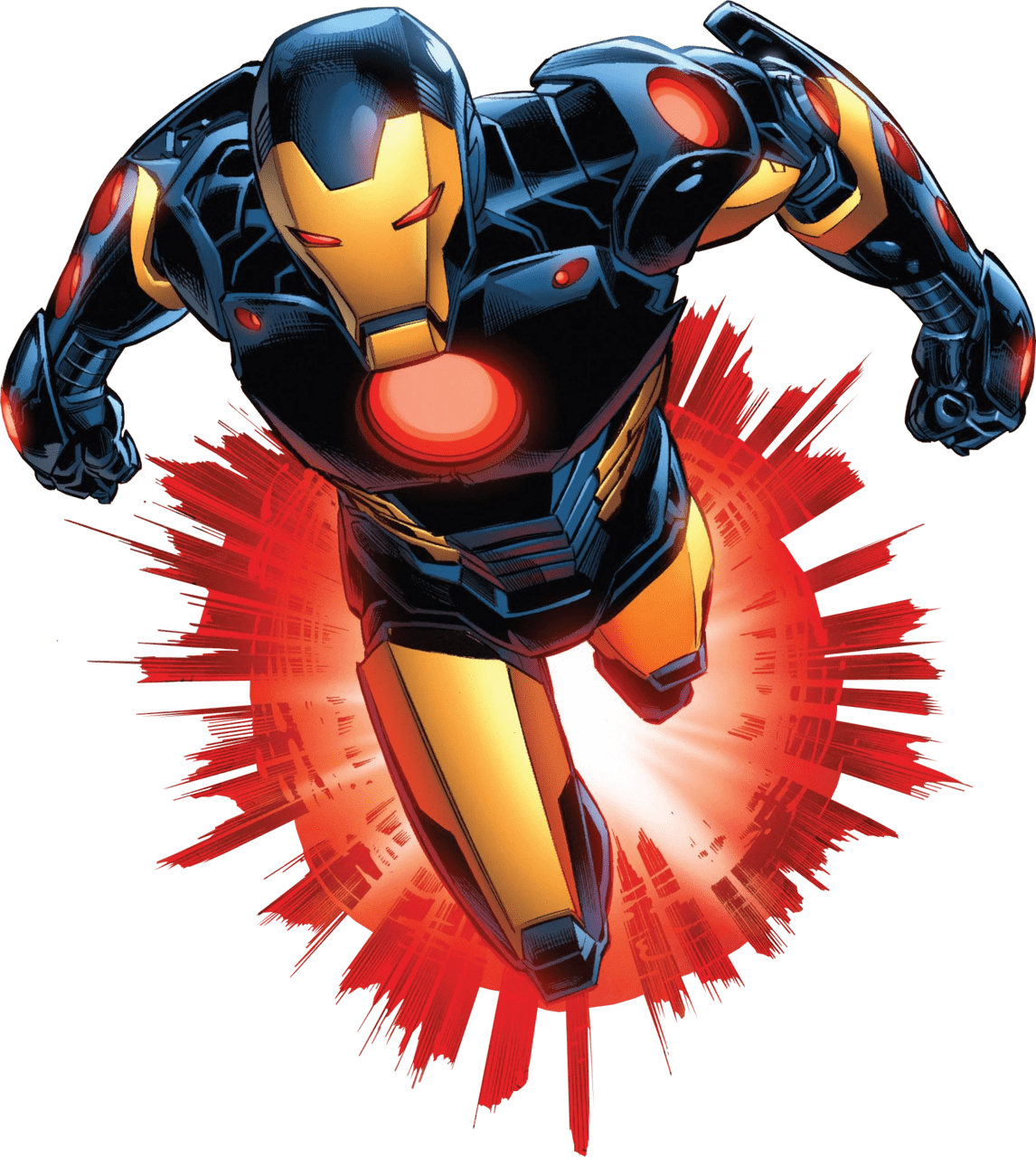 Iron man avengers clipart vector