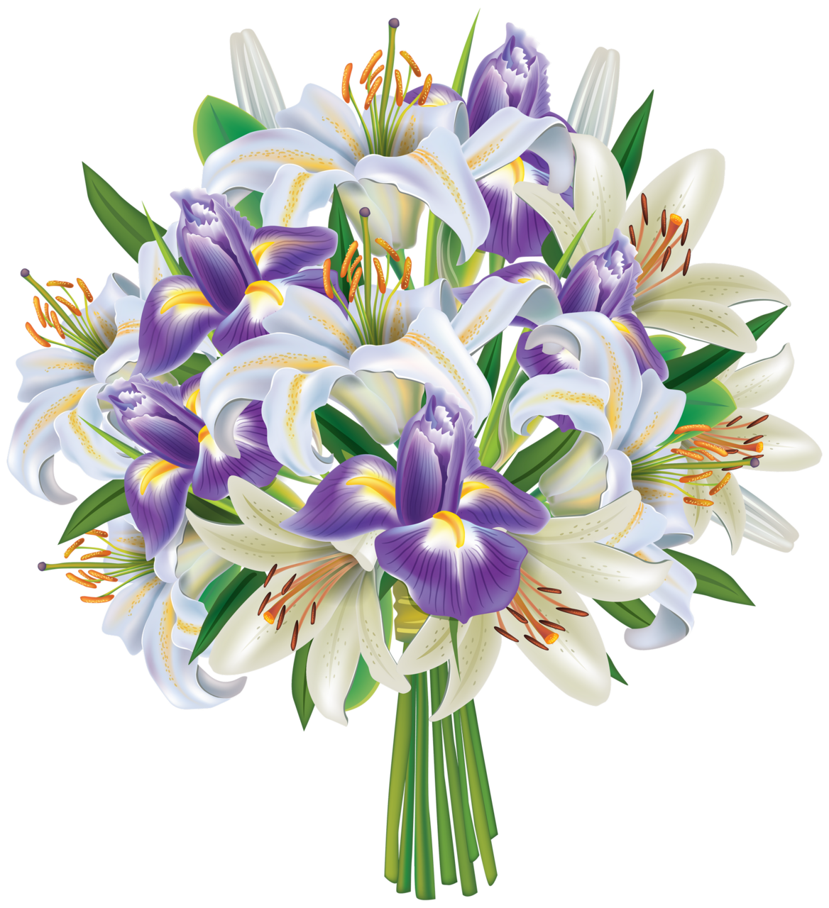 Flower bouquet of flowers clipart transparent