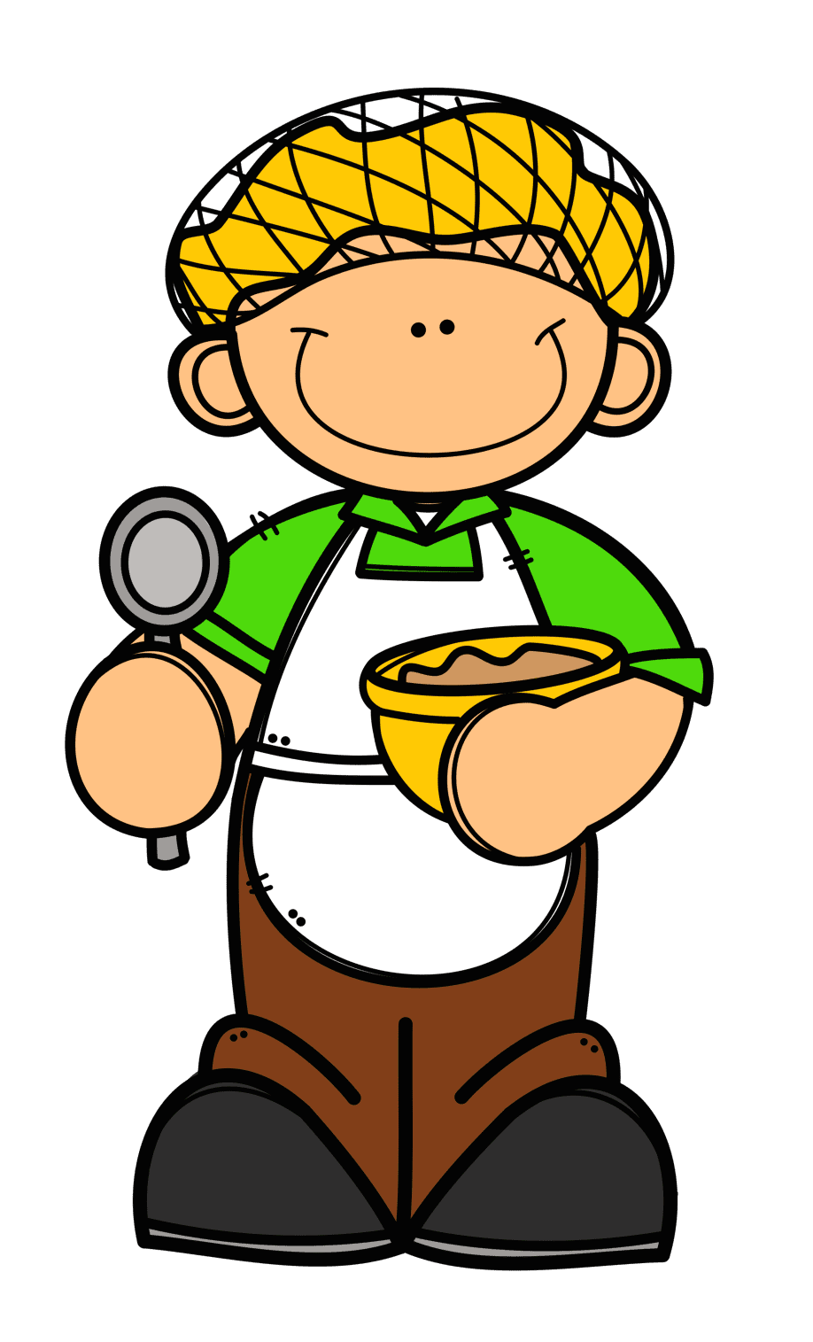 Chef pin by creative clips clipart preschool activity cartoon transparent