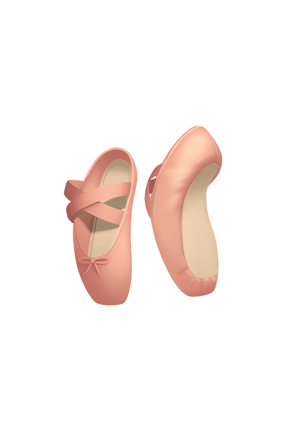 Ballet shoe emoji clipart image