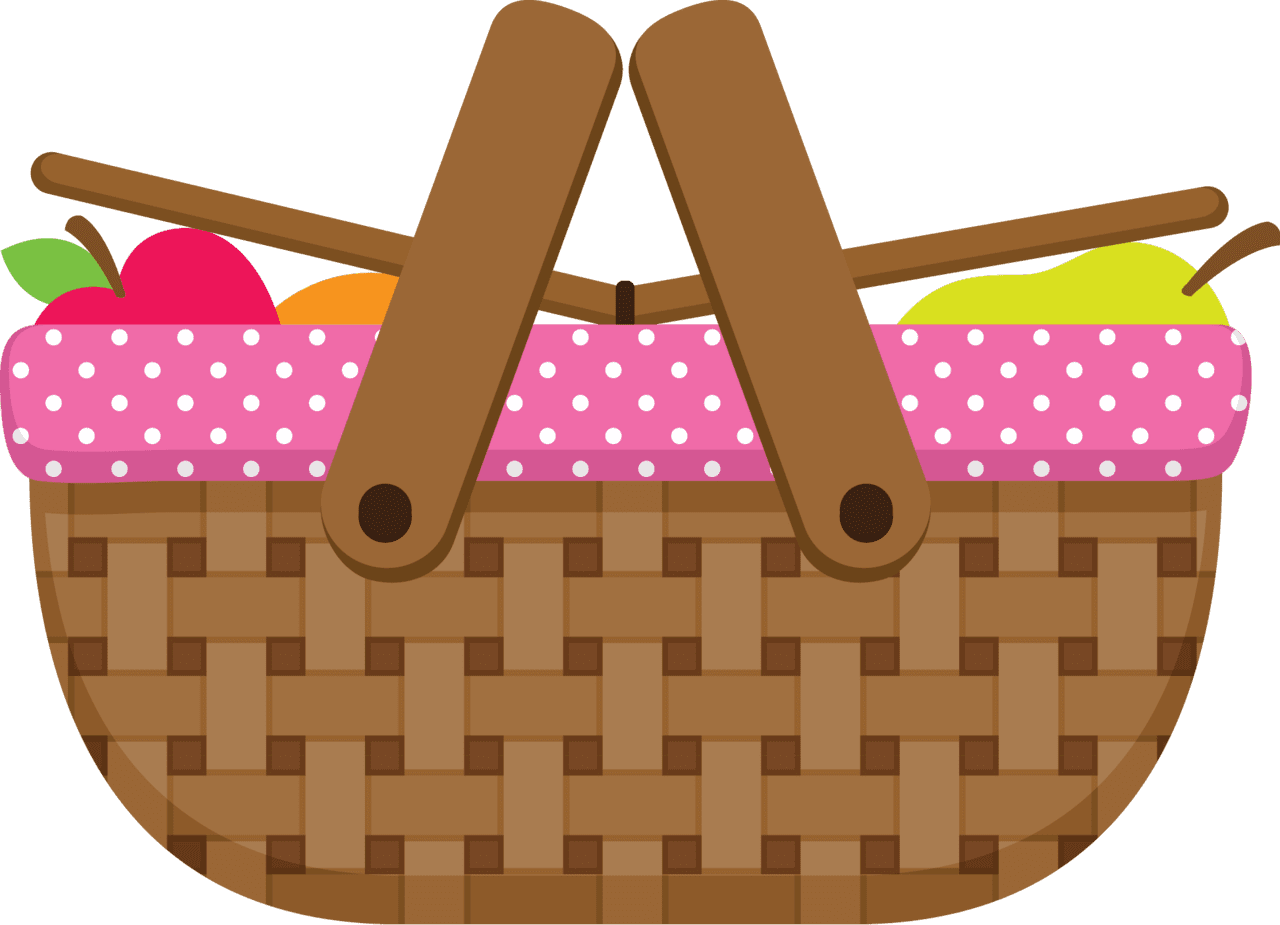 Picnic pin page clipart background