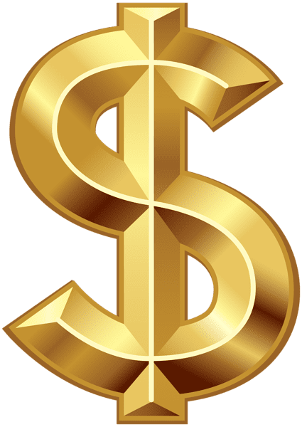 Dollar sign clipart vector