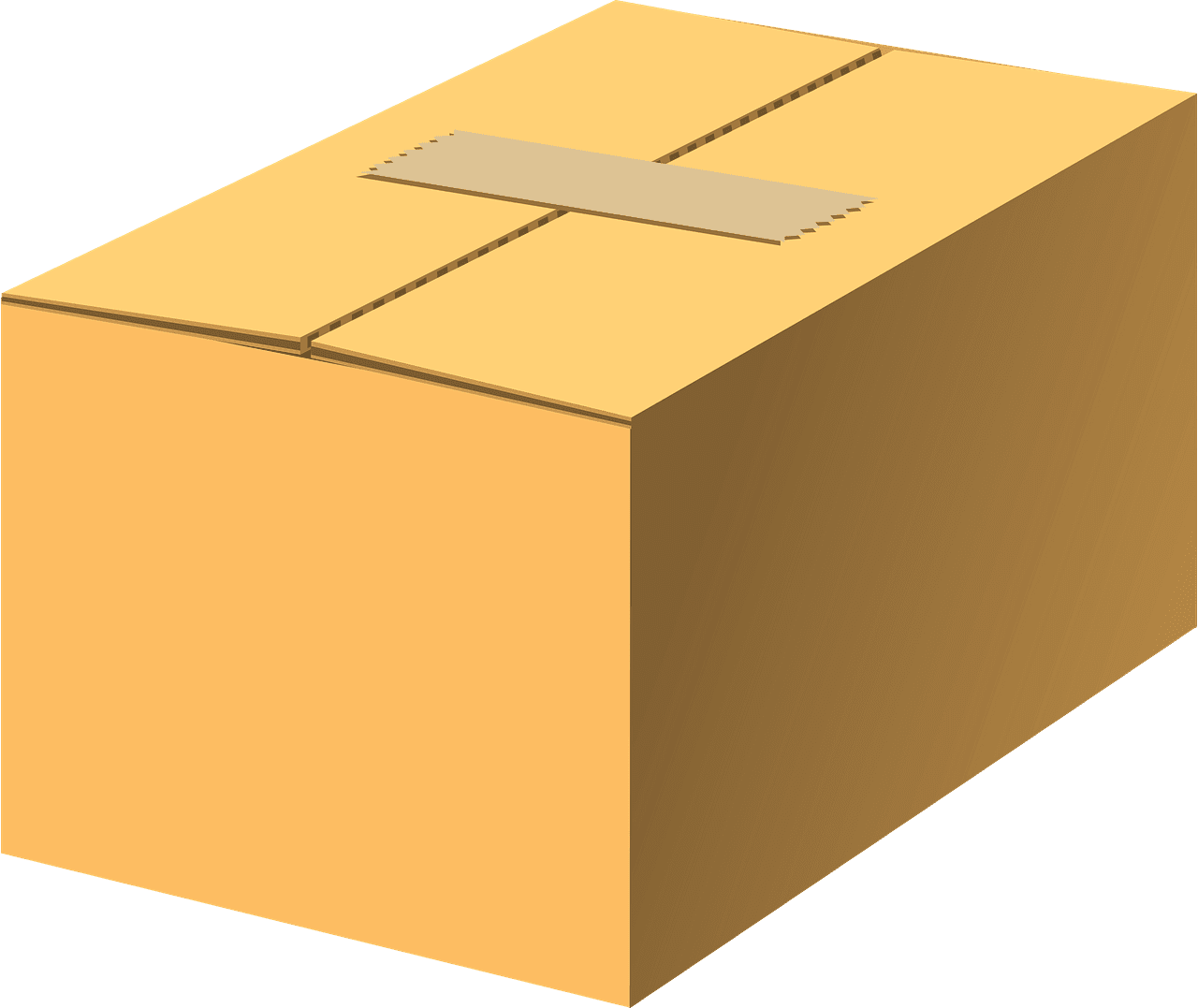 Cardboard box vector clipart images