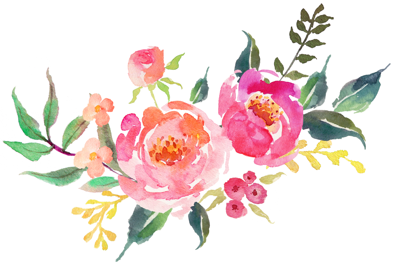 Flower bouquet peony clipart picture