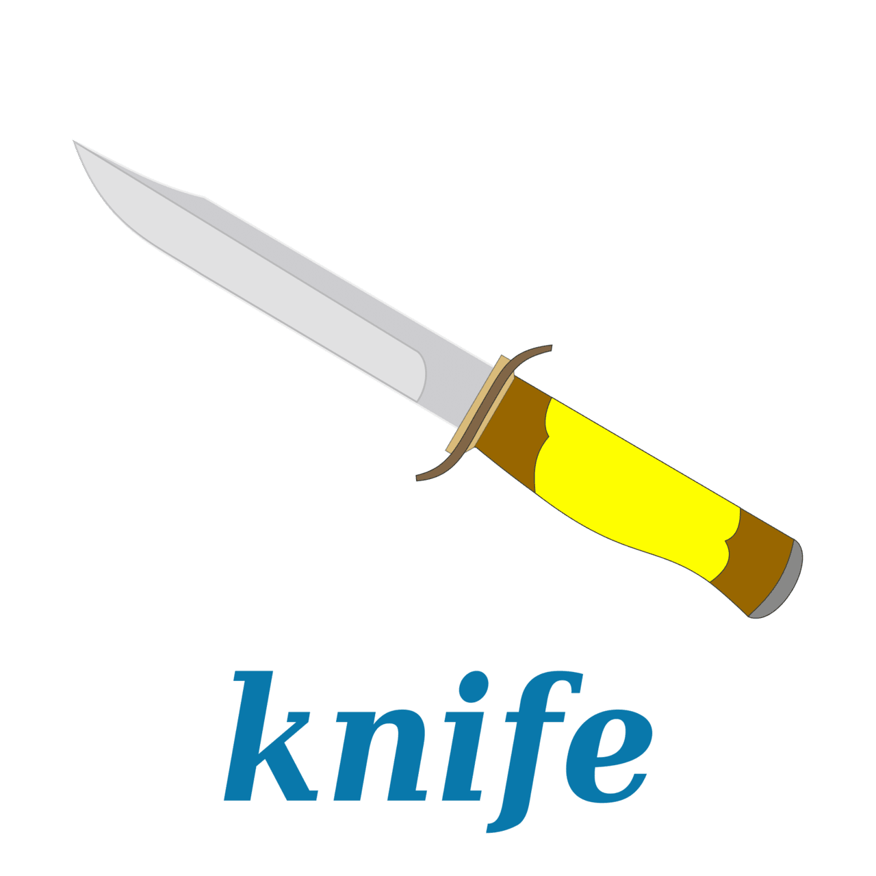 Wikivoc knife clipart transparent