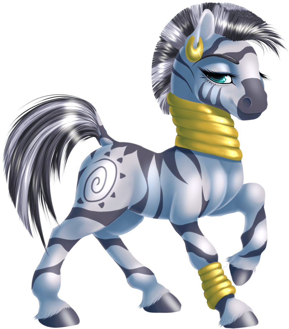 Zebra zecora by kittehkatbar deviantart clipart background