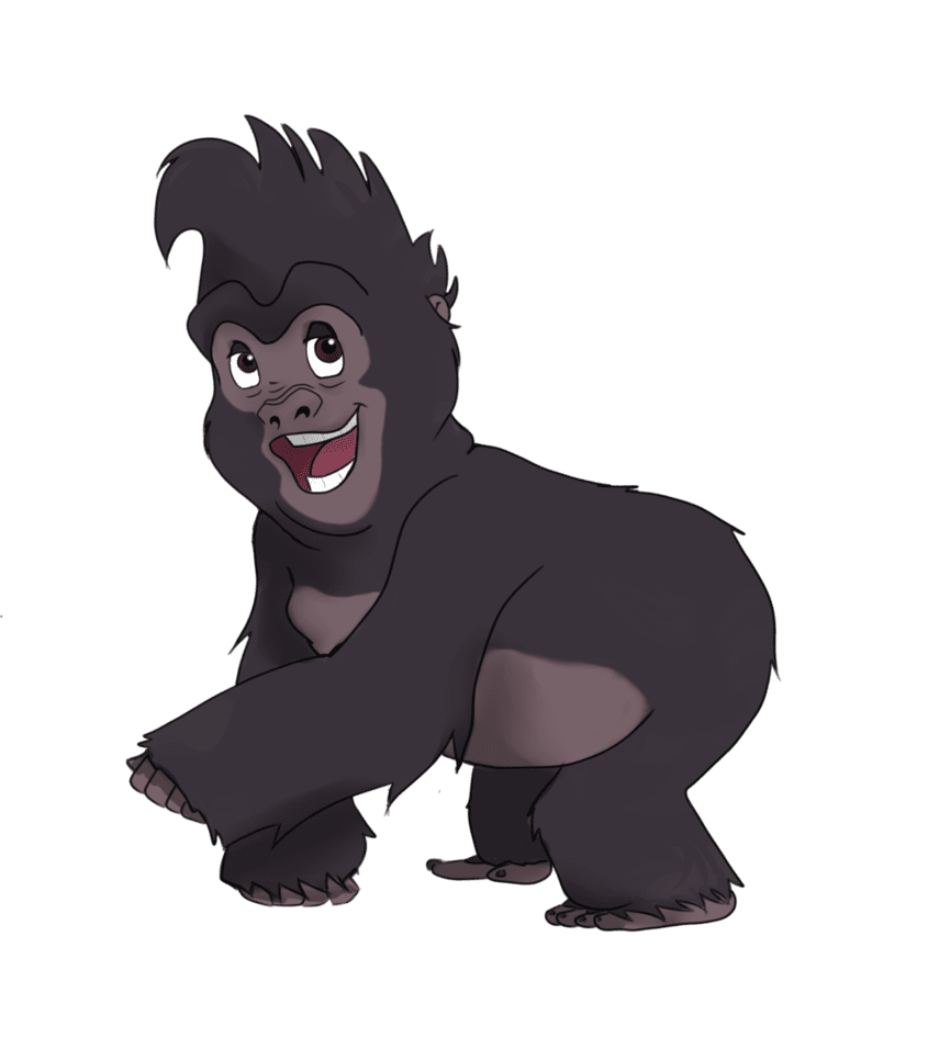 Gorilla terk by dae art deviantart clipart picture