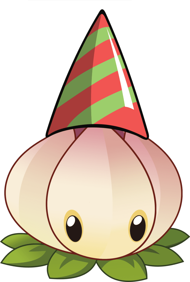 Party hat plants vs zombies power lily costume th by illustation deviantart clipart logo