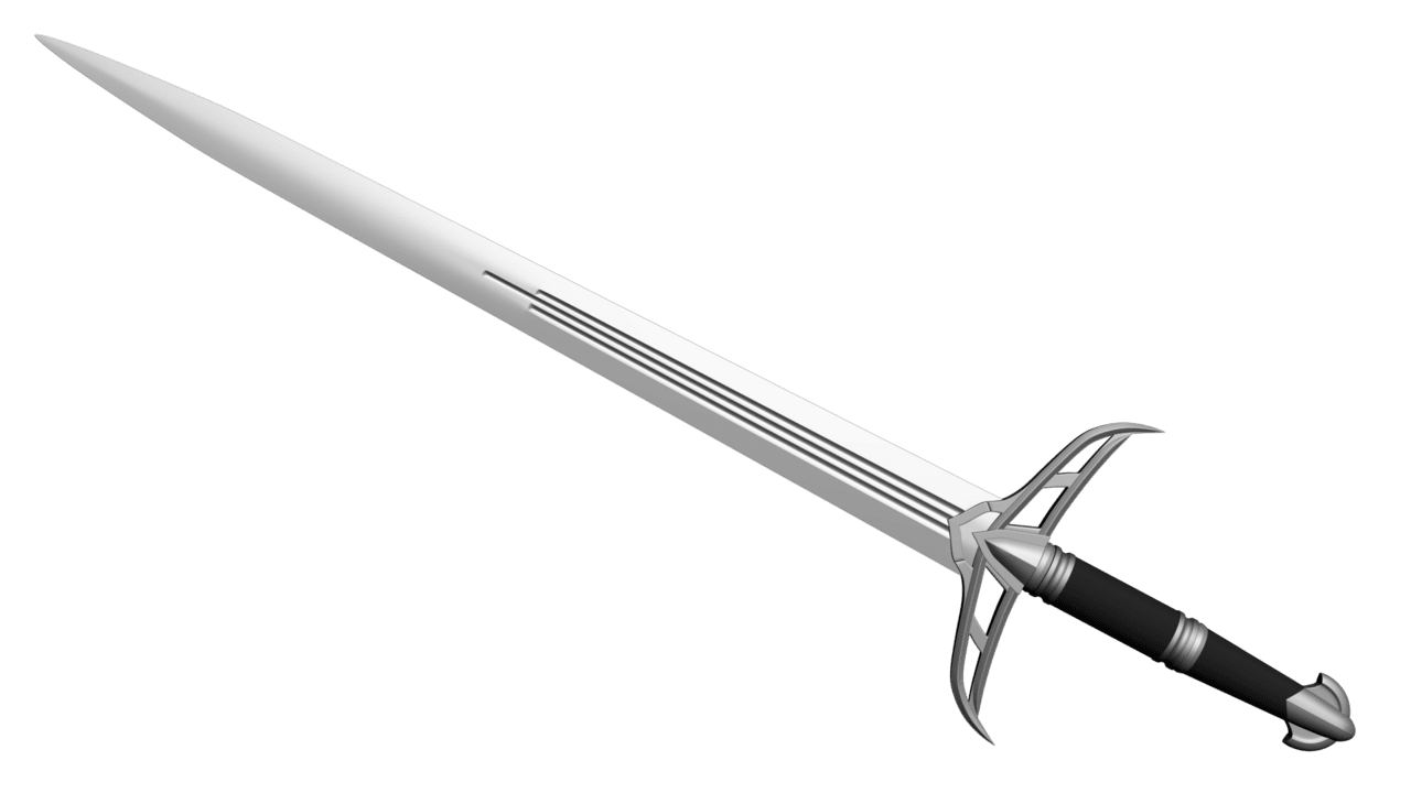 Sword pin page clipart transparent