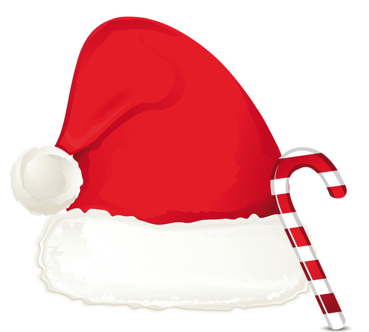 Father christmas hat candy image clipart