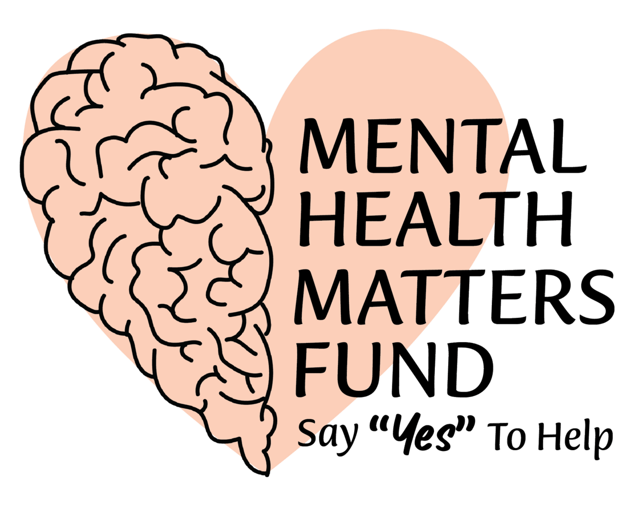 Mental health matters fund clipart vector