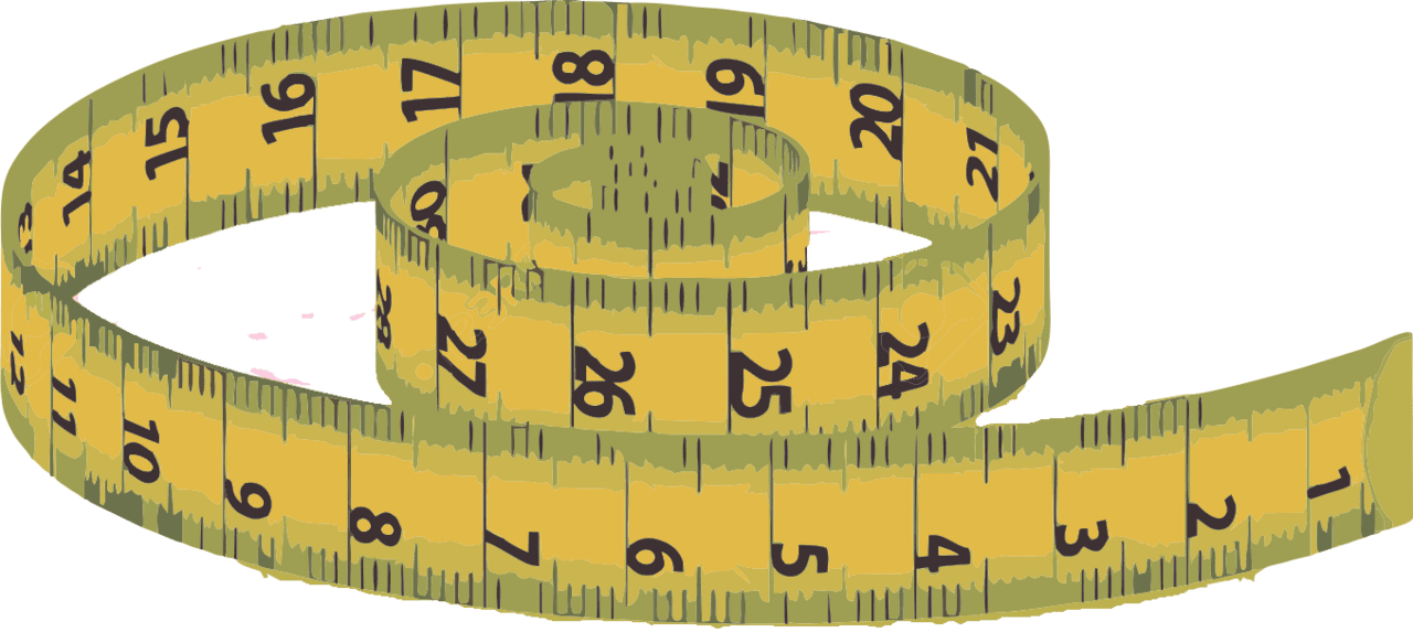 Ruler measure tape clipart vector