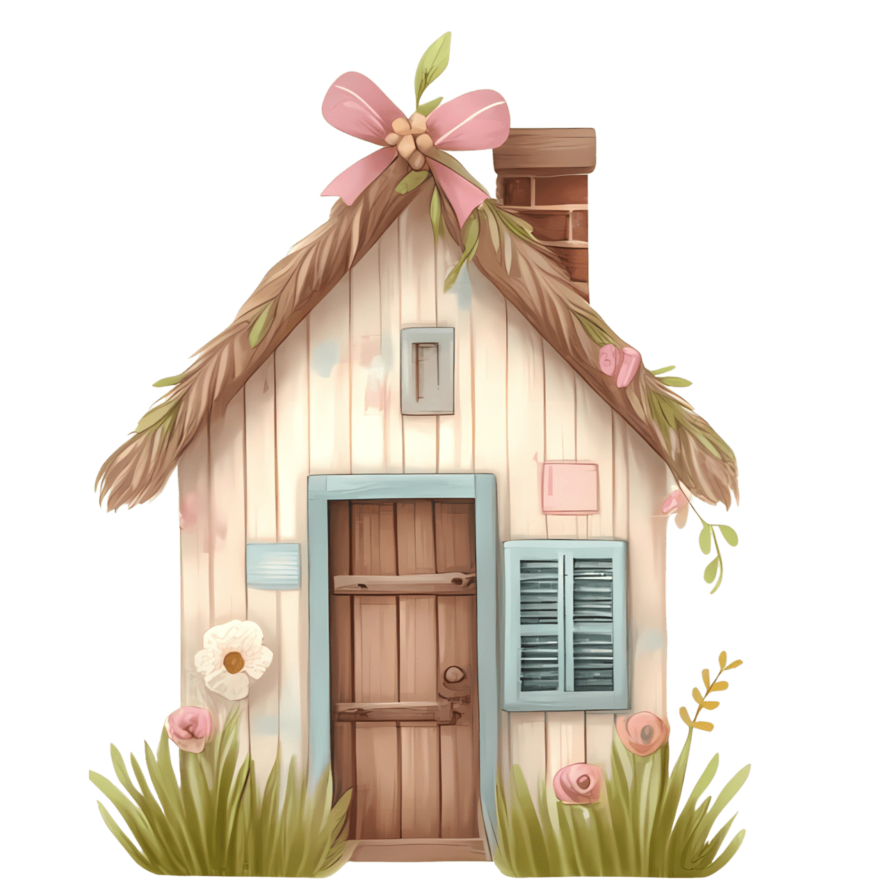 House in pin page clipart image 2