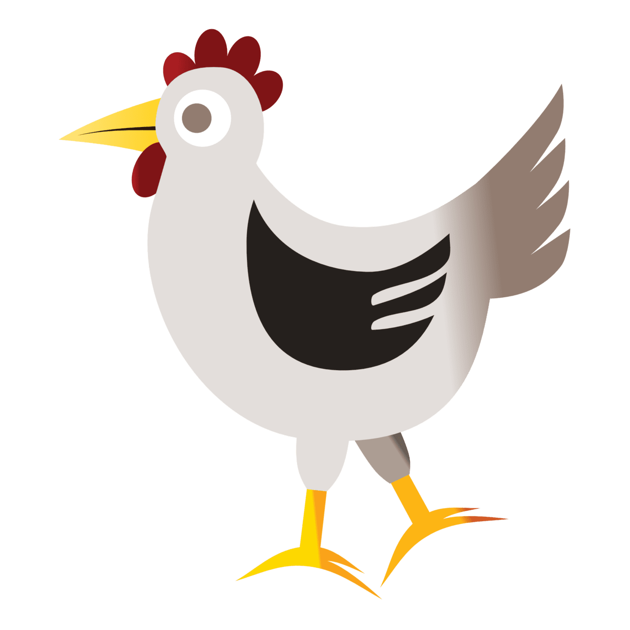 Rooster pin page clipart clip art