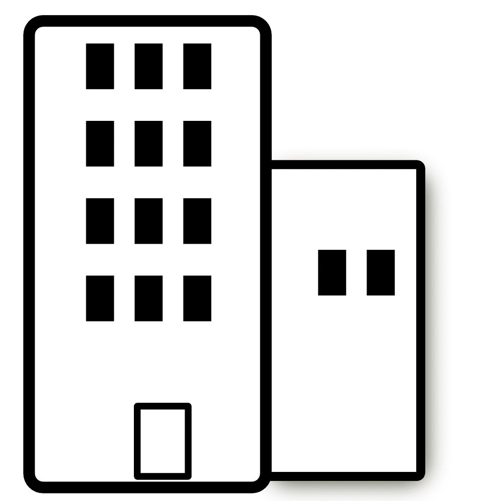 Office building black and white clipart kid clip art