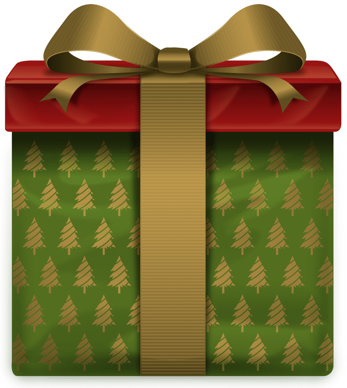 Box christma present clipart transparent