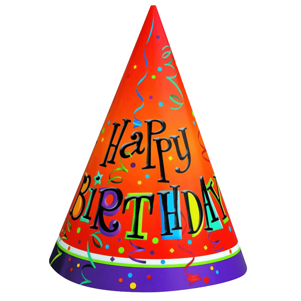 Party hat pin page clipart logo 3