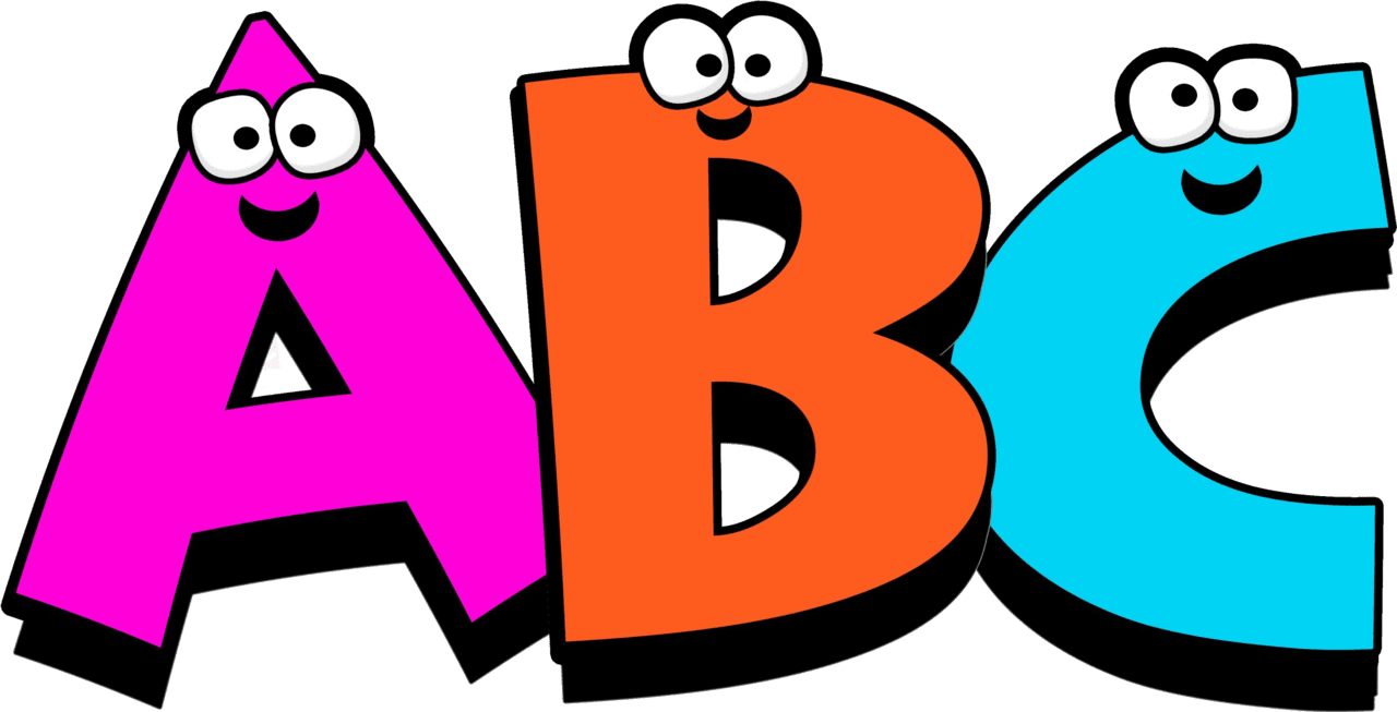 Letter alphabet song child english abc clipart background