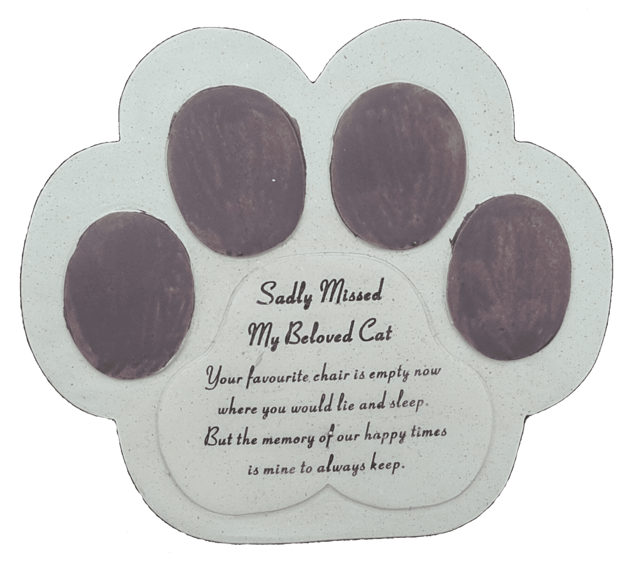 Paw print pin page clipart vector