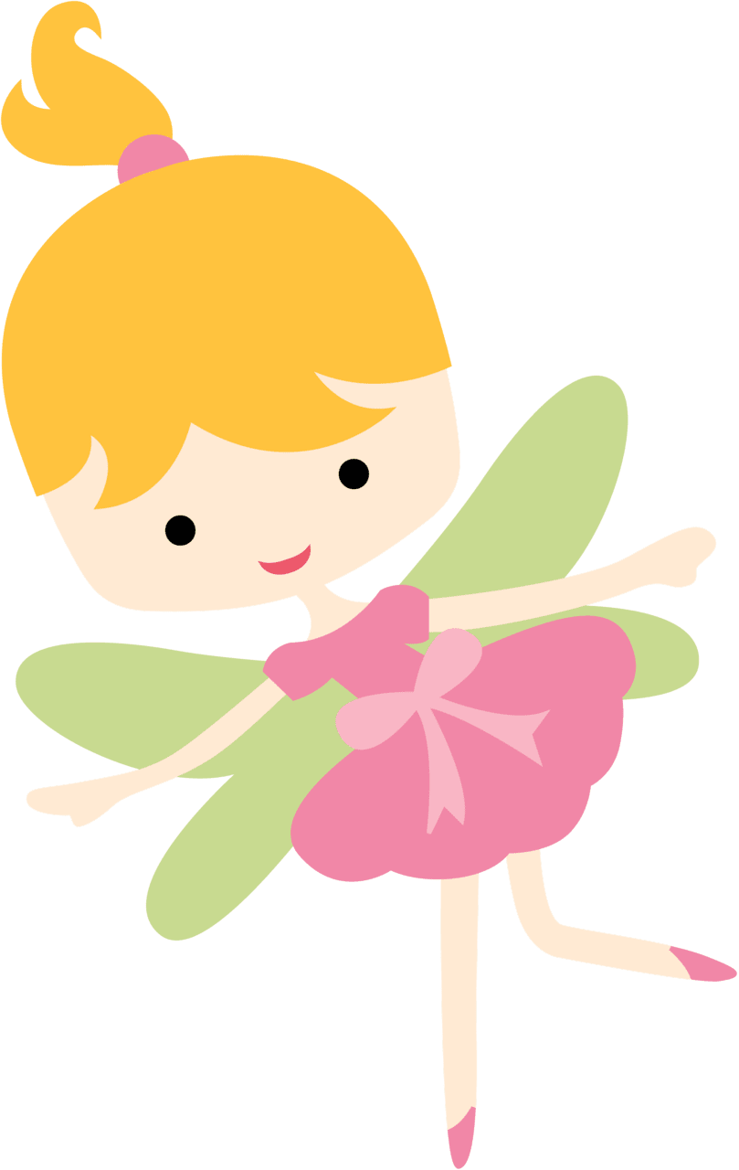 Fairy pin page clipart transparent