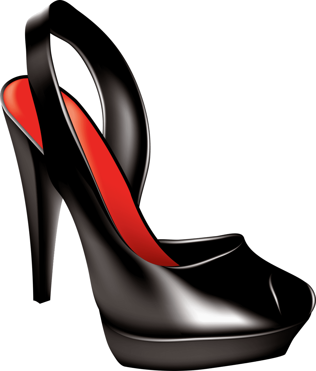 Women shoe image with background clipart 2