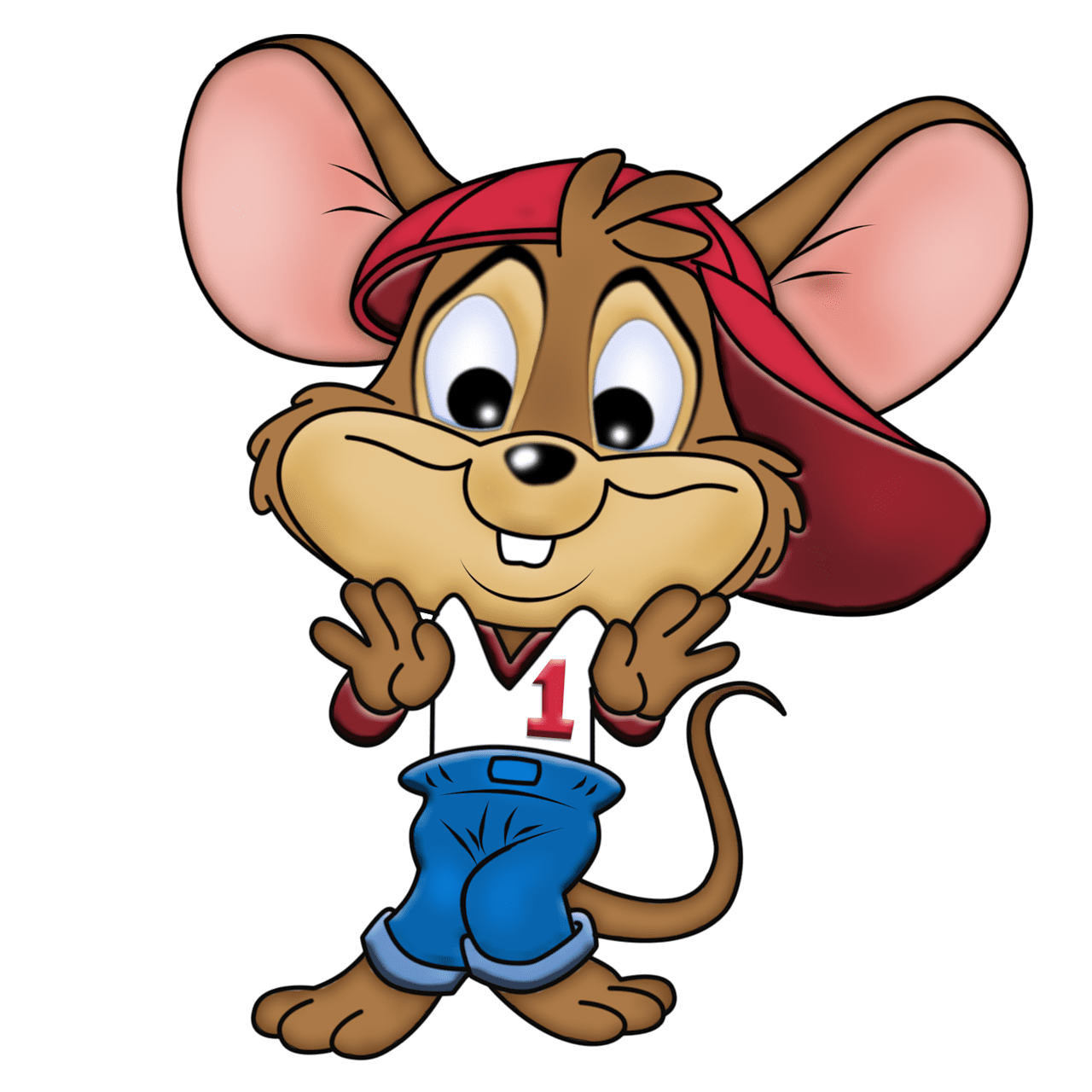 Rat pin page clipart vector