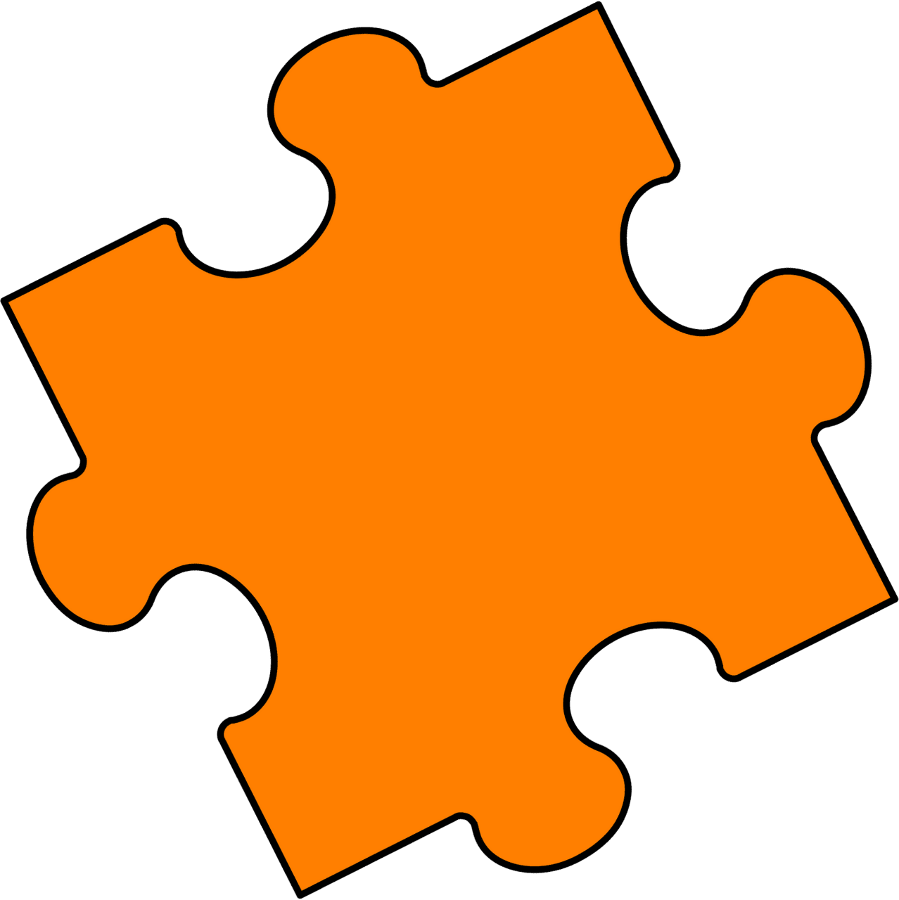 Puzzle vector clipart images 2