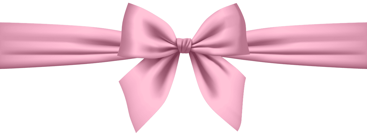 Ribbon soft pink bow clipart background