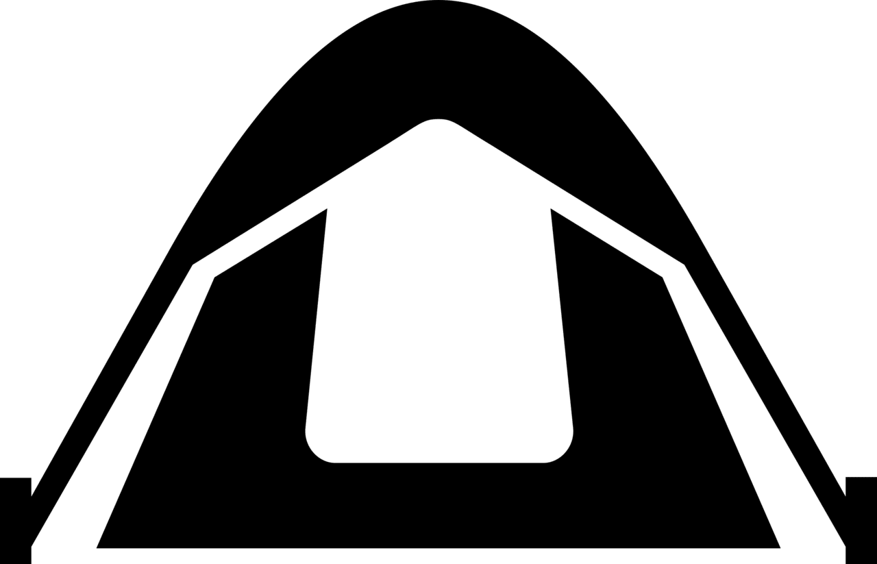 Tent pin page clipart vector