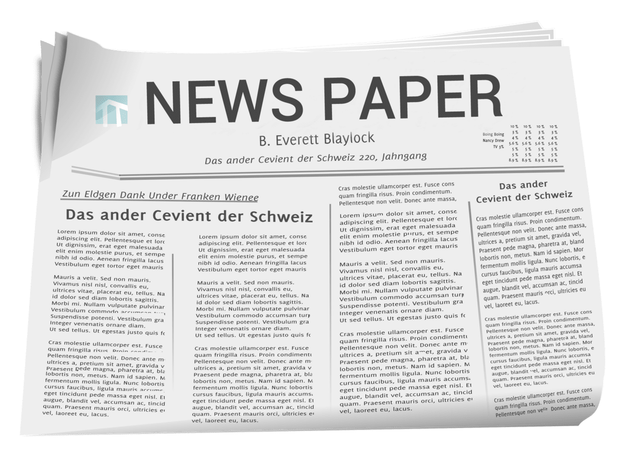 Newspaper image size clipart