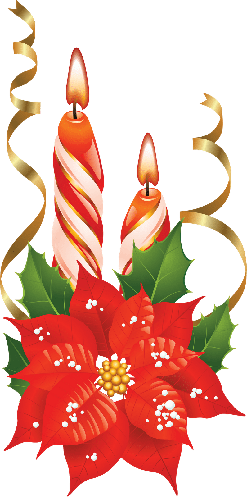 Poinsettia pin page clipart background 2